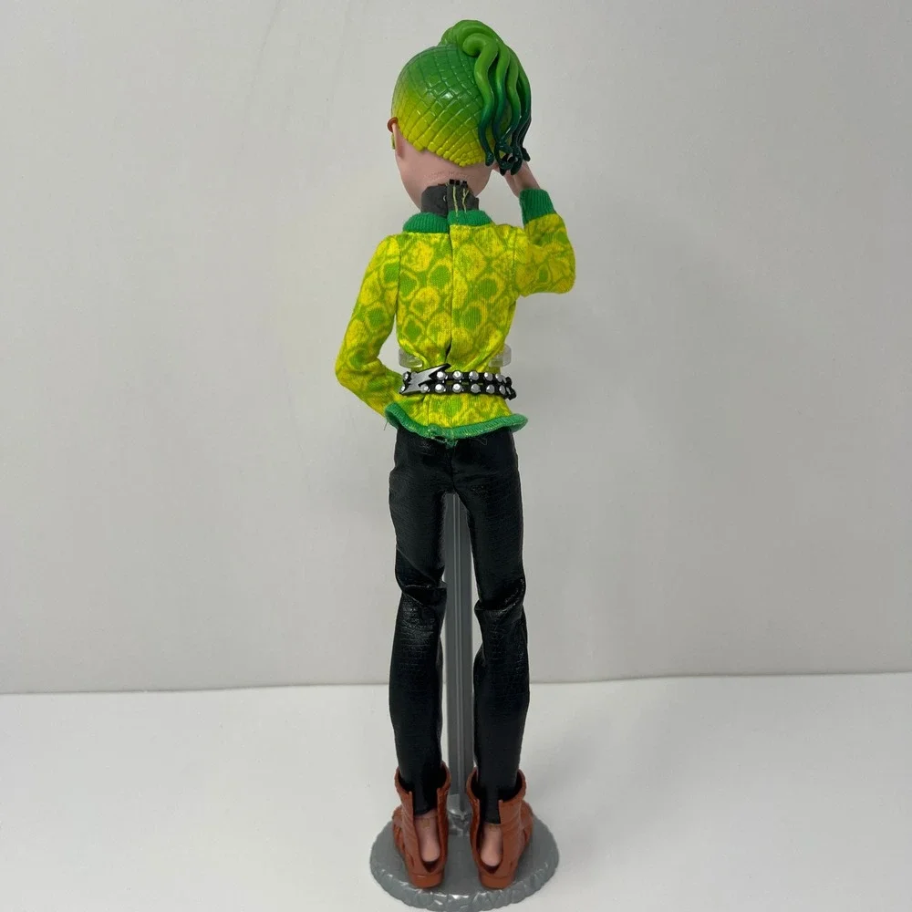 Monster High Deuce Gorgon Boo York Doll 11 Inch Green Hair Boy Figure 2008